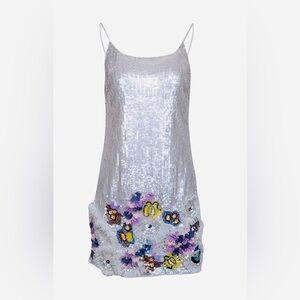 Mac Duggal | Floral Mini Slip Dress 93628